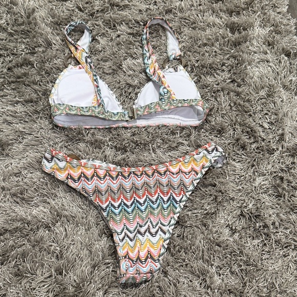 Colorful Patterned Bikini Set - Picture 8 of 8